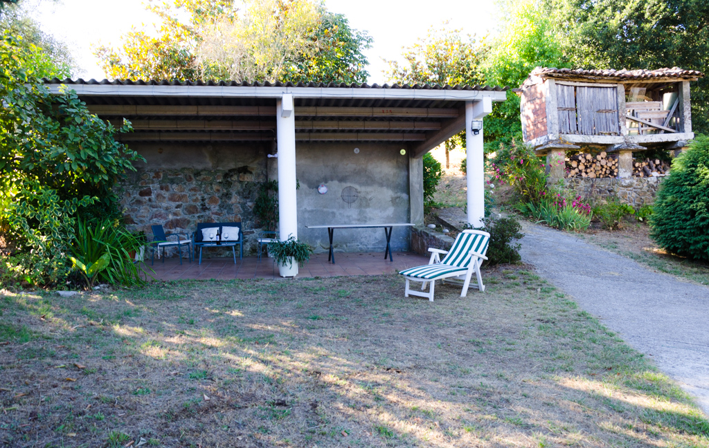 Terraza con vistas al bosque